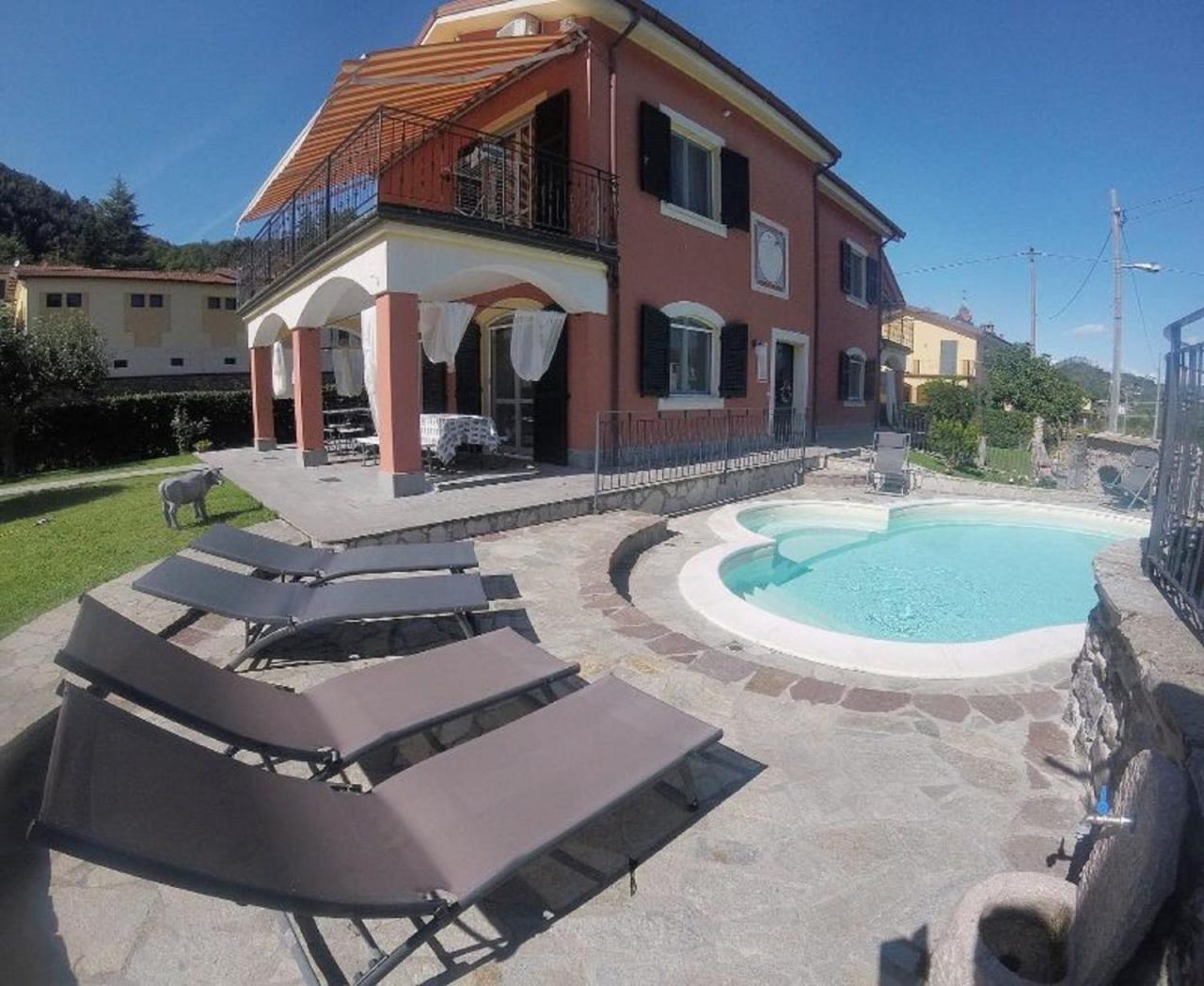 Villa Paola - Cinque Terre Unica! Pool E Ac! Pignone Exterior photo